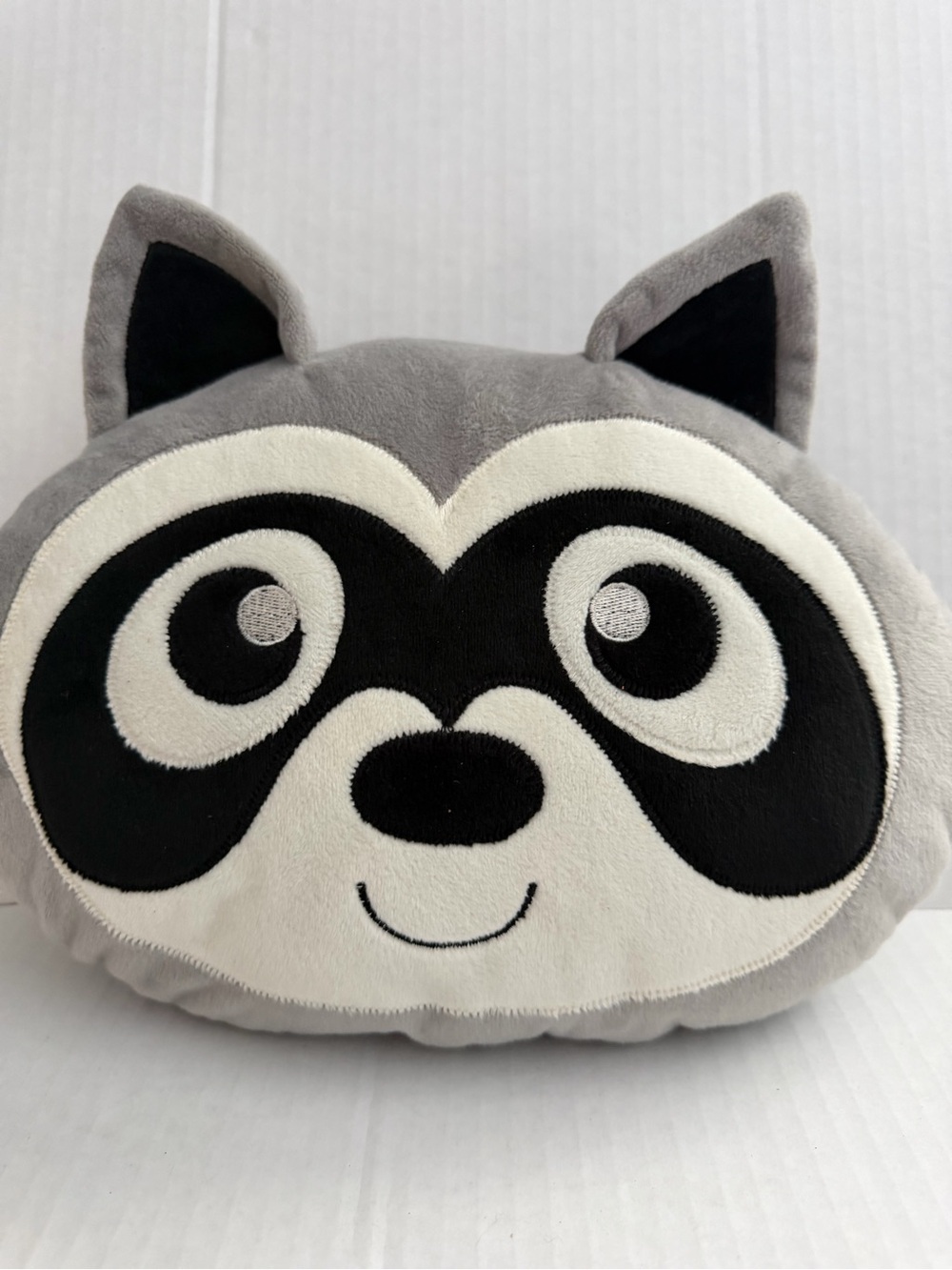 Hobby Lobby Gray and Black Raccoon Accent Pillow